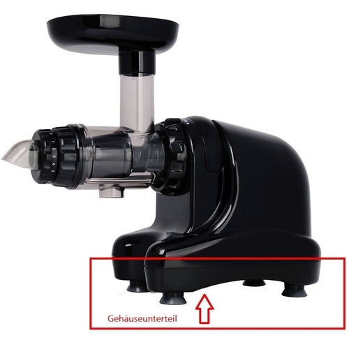 Gehäuseunterteil schwarz für